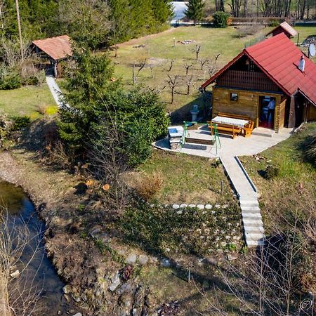 Wooden Cabin Zurej With Hot Tub Bukovje v Babni Gori Εξωτερικό φωτογραφία